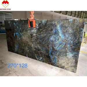 15-18mm Thickness Azul Bahia Marble Transparent Crystal Blue Onyx Marble Tile at