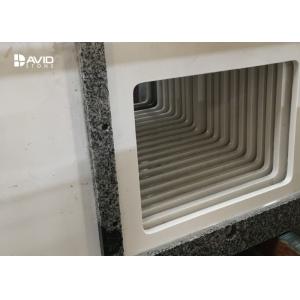 Popular Solid Surface White Quartz Countertops , Kitchen Quartz Vanity Tops