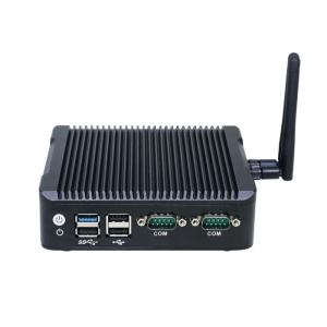 Low Power Consumption Industrial Mini PC / Fanless Desktop PC 2G DDR3 Memory