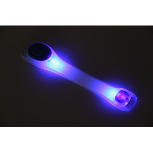 Outdoor running sports led slap band reflective flashing wristband LED Slap Armband Light up Wrap Bracelets Quick Deta