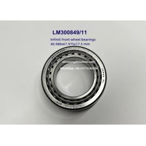 4T-LM300849/11 LM300849/LM300811 automotive differential bearings tapered roller