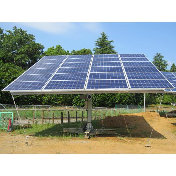 Single Pole Aluminum PV solar Ground Mounting System, Solar plant mount