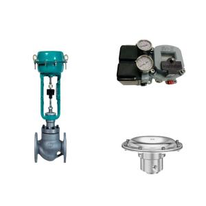 Pneumatic Control Valve With Masoneilan SVI2-21113111 Positioner And Tescom 44