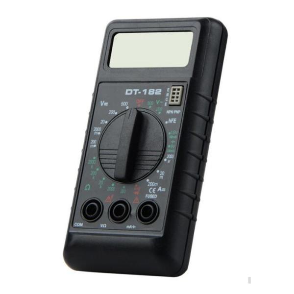 Quality DT182 Mini Digital Multimeter with Buzzer Overload Protection LCD Display for sale