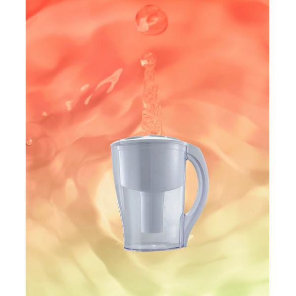 Alkaline Balance Purified Water Jugs , Carbon Fiber Filter Water Pitcher With Lid