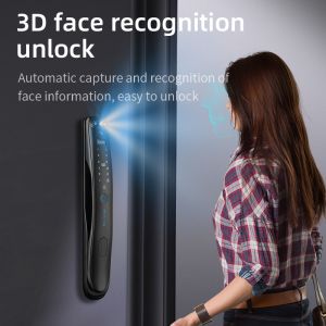 S931Max 21 Languages 3D Face ID Smart Home Door lock Tuya Video Intercom