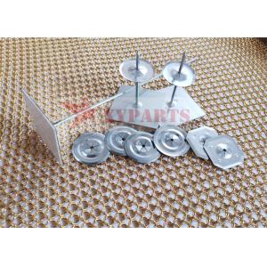 Mineral Wool Fiberglass Board Peel Press Self Stick Insulation Anchor With 2"