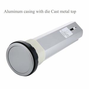 Desk Motorized Pop Up Socket , Vertical Motorised Pop Up Electrical Plug Socket