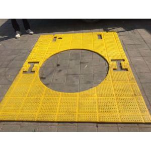 27 1/2 inch Anti Slip Mat Rotary Table Yellow Colour 2100MM*1600MM Mat For