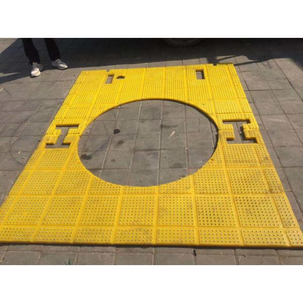 27 1/2 inch Anti Slip Mat Rotary Table Yellow Colour 2100MM*1600MM Mat For