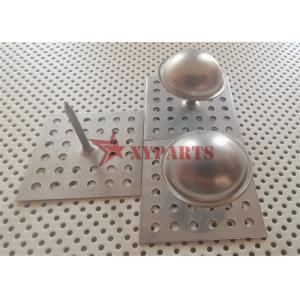 40x40mm Perforated Base Insulation Pins With Locking Washers For HVAC System