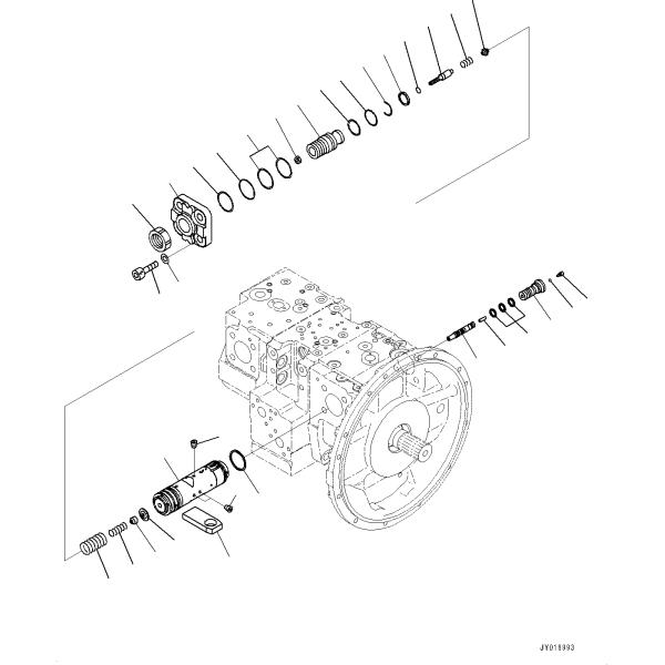 708-2G-00310 708-2G-01310 708-2G-04610 For Excavator Komatsu 200-10 240-10 290-10 Hydraulic Main Piston Pump