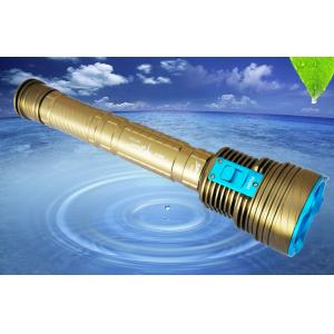 Rechargeable 8000Lm Led Dive Flashlight Scuba Diving Lights 700G Weight