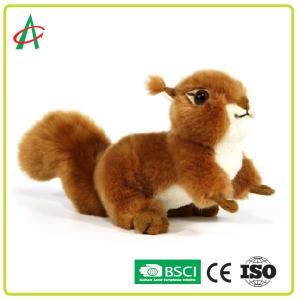 Angelber Squirrel Stuffed Toy 20CM With Furry Tail