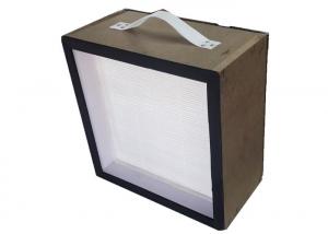 Wholesale Mini Pleated HV Glass Fiber ULPA Panel Air Filter Air Purifier With MDF Frame from china suppliers