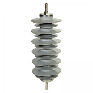 Wholesale MOA Type Lightning Surge Arrester Silicon Rubber Material ISO-9001 Certified 30KV 5KA from china suppliers