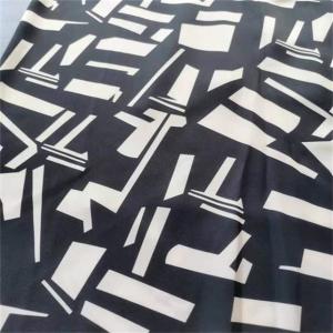 95gsm Satin Chiffon Polyester Fabric , Spandex Polyester Fabric Printed