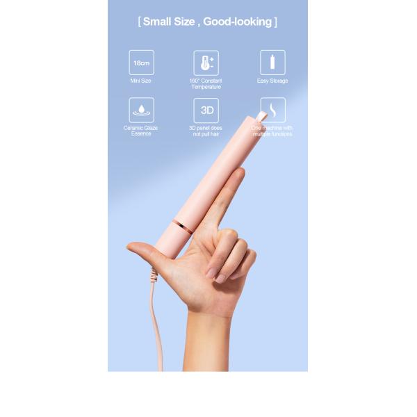 USB 360 Degree Cable 355F Travel Size Hair Straightener Portable