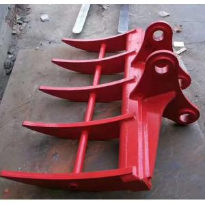 Heavy Duty Excavator Brush Rake With Sharp Tines For Precision Excavation Tasks