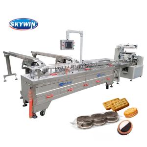 New Condition High Speed Auto Biscuit Sandwich Machine PLC Controlled