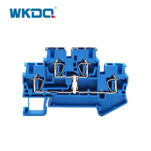 JSTTB 2.5-PV 2 Layer Spring Clamp Terminal Block Din Rail 4 Conductors
