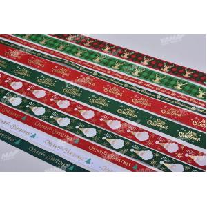Customized Print Satin Grosgrain Ribbon with Logo For Wrapping Decoration