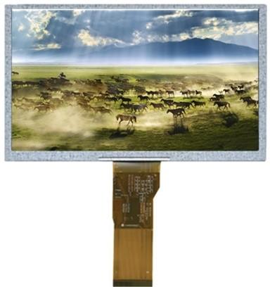 Quality 800x480 TFT LCD Touch Screen 5 Inch TFT LCD Display ST7262 16/18/24 Bit RGB IPS for sale
