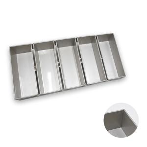 Rk Bakeware China-Aluminum Pullman Toast Baking Pan with Factory Price Bread Tin