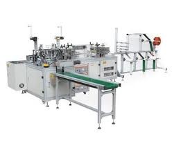 300kw Power Cupped Face Mask Machine , Face Mask Manufacturing Machine PLC