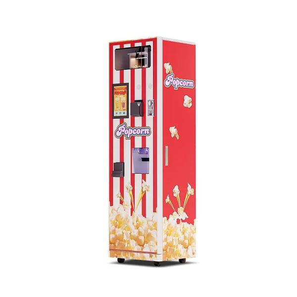 Cinema Snack Self Service Popcorn Machine Amusement Park Metal Popcorn Vending