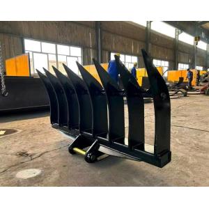 High quality strength wear resistance material excavator rake bucket for mini