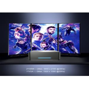 3 Display Port Intel Celeron Mini PC J4125 With 2 HDMI Gemini LAKE Small Size