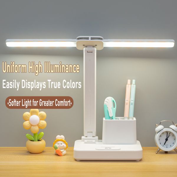 LED Table Lamp Adjustable Brightness Suitable for Reading Writing and Computer Tasks