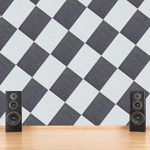 High Density PET Self Adhesive Sound Proof Foam Panels For Recording Studio