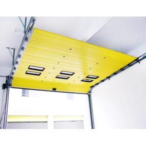 Polyurethane Overhead Sectional Door Large Sizes Different Lift Way Maximum