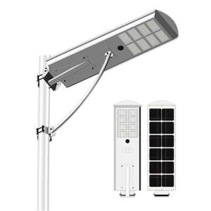 China FCC Saa 60W 80W 100W LED Solar Powered Street Light Integrated 175LM/W on sale