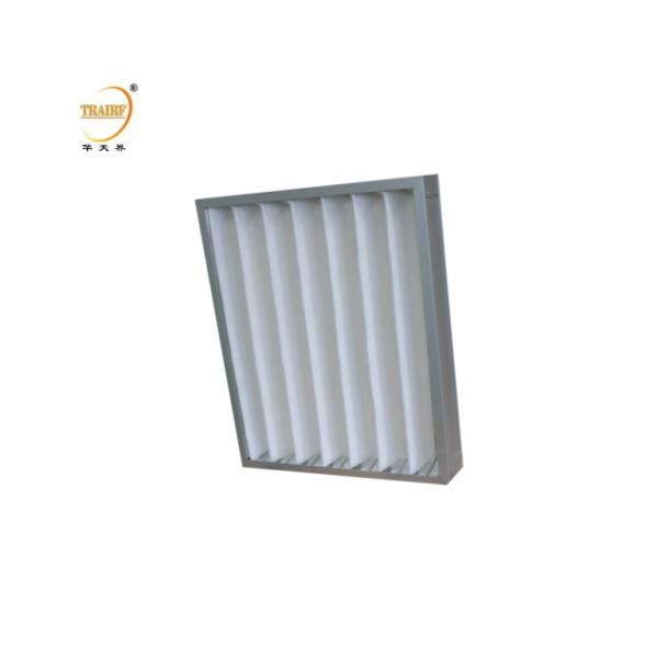 Quality G3 G4 Replacement Panel Pleated Pre Filter AHU With Aluminum Or Galvanized Frame for sale