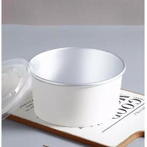 China 1300ML Take Out Aluminium Foil Paper Bowl For Hot Food Packing Container on sale