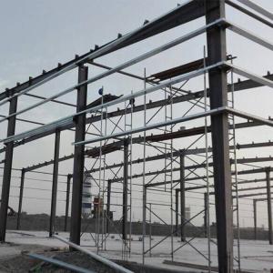 China Carbon Prefabricated Steel Buildings Galvanized Or Painted Steel Frame Surface With Sandwich Panel Roof on sale