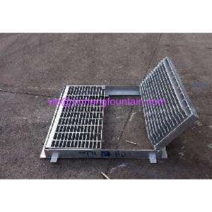 Floor Stainless Steel Grating For Dry Fountain Gather Water Back Open Type