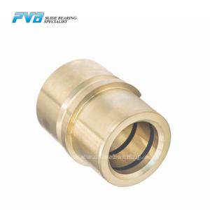CuZn25Al6Fe3Mn3 Oilless Bronze Bushing Graphite Ring Filled Self Lubricating