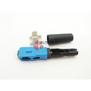 SC Quick Optical Fiber Field Installable Connector No Need Epoxy SM TPU Repeat