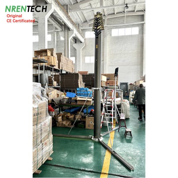 20m lockable pneumatic telescopic mast 30kg payloads-3.7m closed height-for antenna
