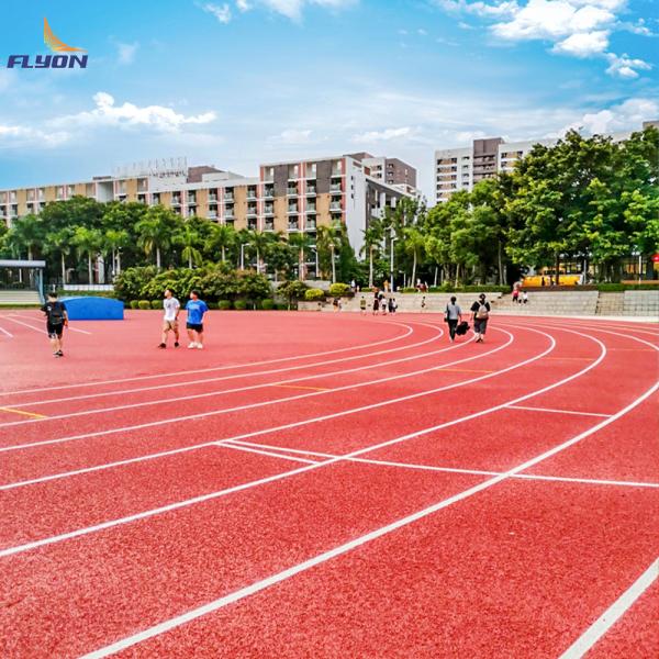 Seamless Monolithic Rubber Running Track with Competition-Ready Design and