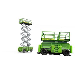 China 18m 59ft Rough Terrain Diesel Scissor Lift For Outdoor Maintanence on sale