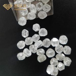White Color VS Clarity 5 Carats 6 Carats Uncut Lab Grown Diamonds HPHT For Rings