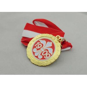 3D Nickel Ribbon Medals Without Enamel For Carnival