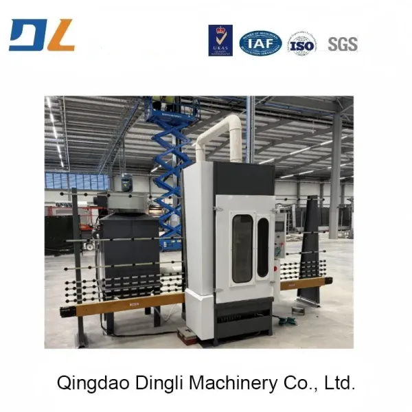 Automatic Vertical Glass Sandblasting Machine Glass Sand Blaster