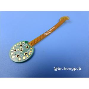 Rigid-Flex PCB Built on FR-4 and Poyimide With Immersion Gold and 90ohm