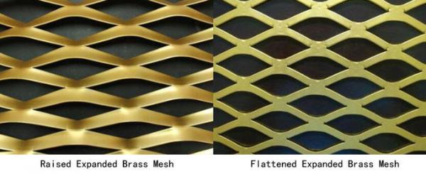 Copper Expanded Metal Mesh & Brass Expanded Metal Mesh, Wearable and Durable
